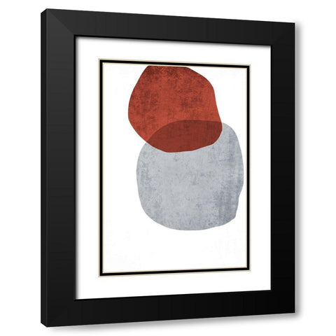 Minimalist Geometric IV Black Modern Wood Framed Art Print with Double Matting by Orlov, Irena