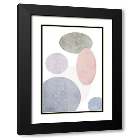 Minimalist Geometric VIII Black Modern Wood Framed Art Print with Double Matting by Orlov, Irena