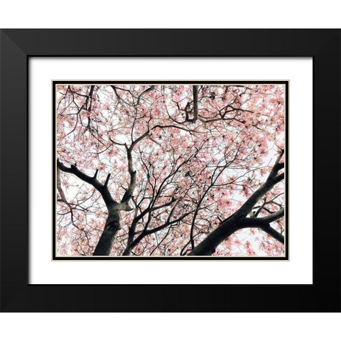 Japanese Motif Black Modern Wood Framed Art Print with Double Matting by Orlov, Irena