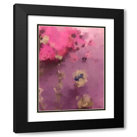 Color and Shape II Black Modern Wood Framed Art Print with Double Matting by Orlov, Irena