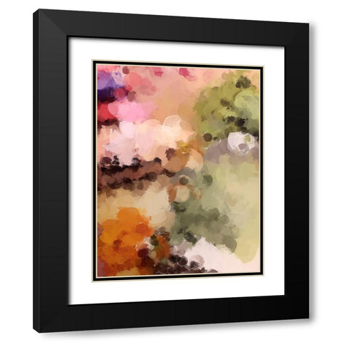 Color and Shape III Black Modern Wood Framed Art Print with Double Matting by Orlov, Irena