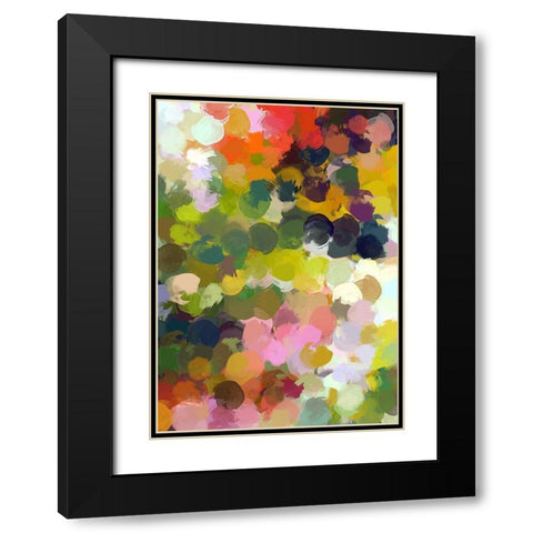 The Cheerful Day III Black Modern Wood Framed Art Print with Double Matting by Orlov, Irena