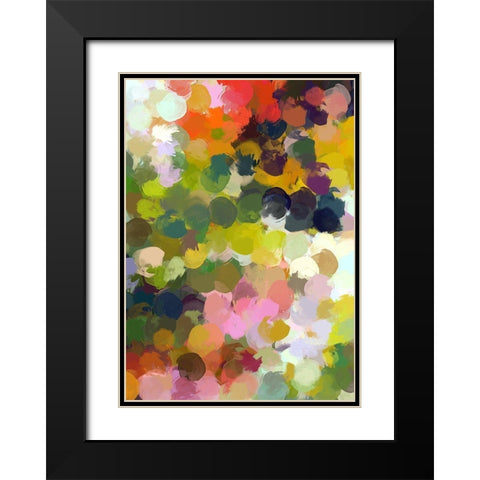 The Cheerful Day III Black Modern Wood Framed Art Print with Double Matting by Orlov, Irena