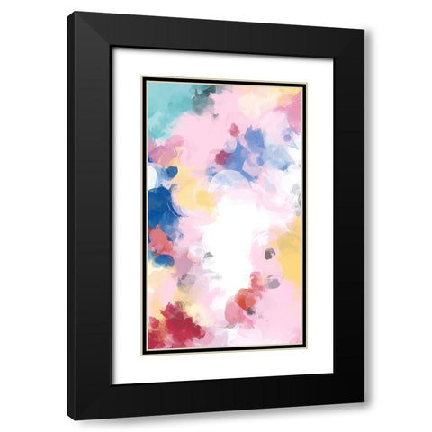 Abstraction II Black Modern Wood Framed Art Print with Double Matting by Orlov, Irena