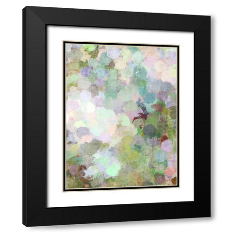 Color Expression III Black Modern Wood Framed Art Print with Double Matting by Orlov, Irena