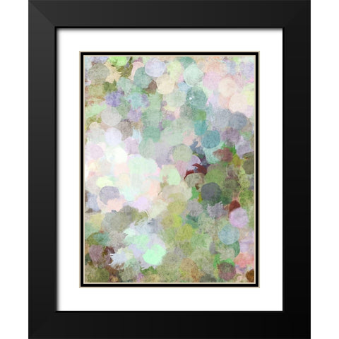 Color Expression III Black Modern Wood Framed Art Print with Double Matting by Orlov, Irena