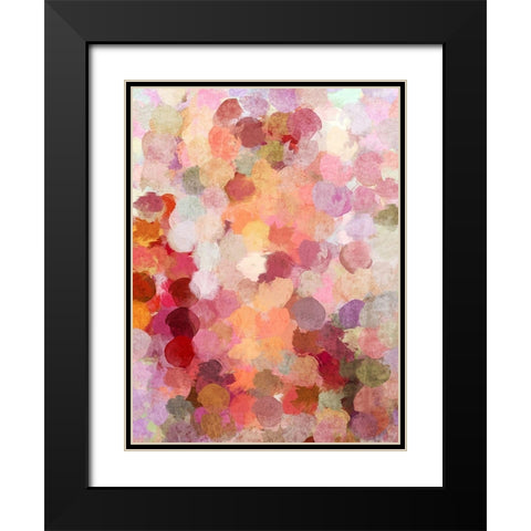 Bohemian Color Expression VIII Black Modern Wood Framed Art Print with Double Matting by Orlov, Irena