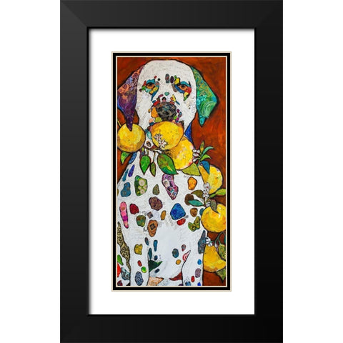 Sour Spots Black Modern Wood Framed Art Print with Double Matting by St Hilaire, Elizabeth