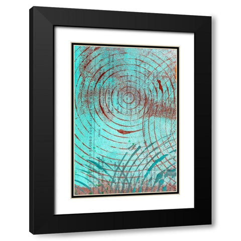 Paper IV Black Modern Wood Framed Art Print with Double Matting by St Hilaire, Elizabeth