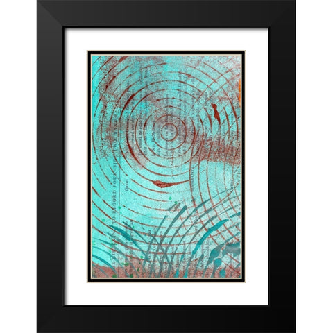 Paper IV Black Modern Wood Framed Art Print with Double Matting by St Hilaire, Elizabeth