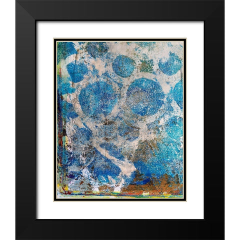 Paper V Black Modern Wood Framed Art Print with Double Matting by St Hilaire, Elizabeth