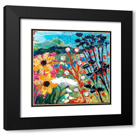 Italy Inspired Black Modern Wood Framed Art Print with Double Matting by St Hilaire, Elizabeth