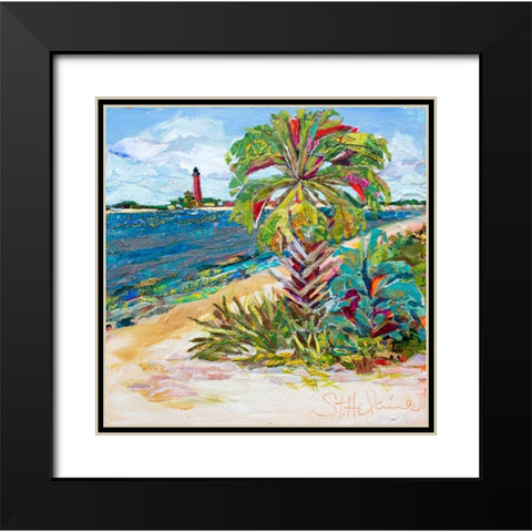 Around the Bend Black Modern Wood Framed Art Print with Double Matting by St Hilaire, Elizabeth