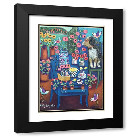 A Lonely View Black Modern Wood Framed Art Print with Double Matting by Wojahn, Holly
