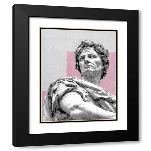 Ancient Pastels Black Modern Wood Framed Art Print with Double Matting by Smith, Karen