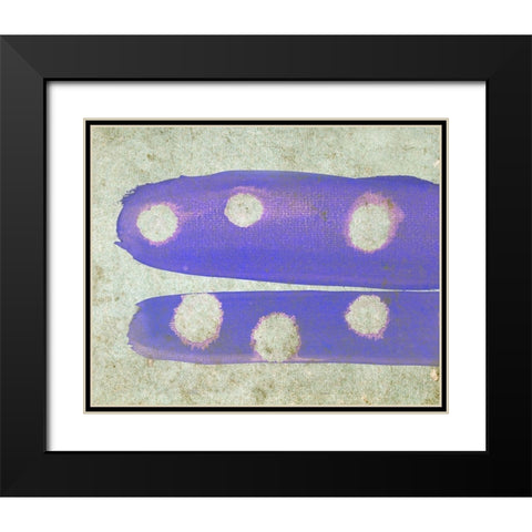 Micro World I Black Modern Wood Framed Art Print with Double Matting by Surma, Agata