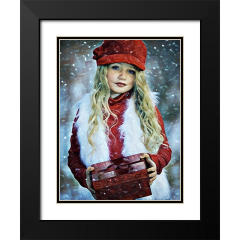 Gift From Grace Black Modern Wood Framed Art Print with Double Matting by Aldridge, Ashley