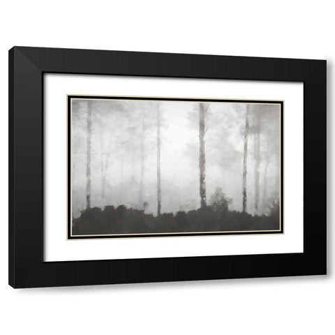 Barren Black Modern Wood Framed Art Print with Double Matting by Curinga, Kim