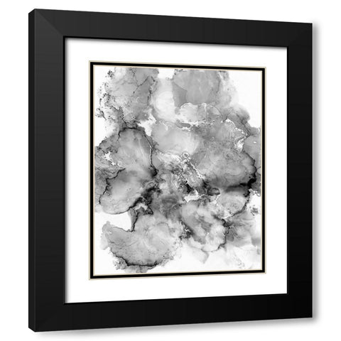 Crystal Black Modern Wood Framed Art Print with Double Matting by Curinga, Kim