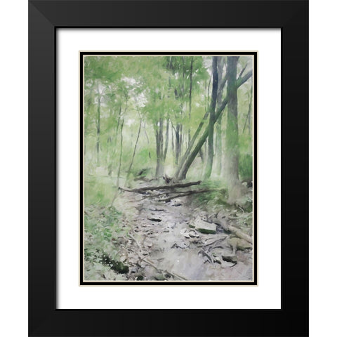 Fallen Logs Black Modern Wood Framed Art Print with Double Matting by Curinga, Kim