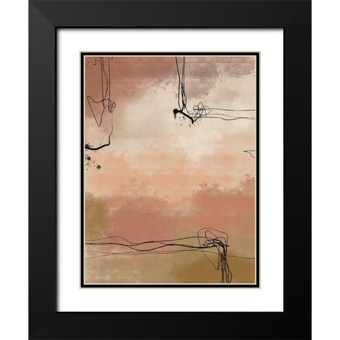 Cloud Gazing II Black Modern Wood Framed Art Print with Double Matting by Holman, Nicholas