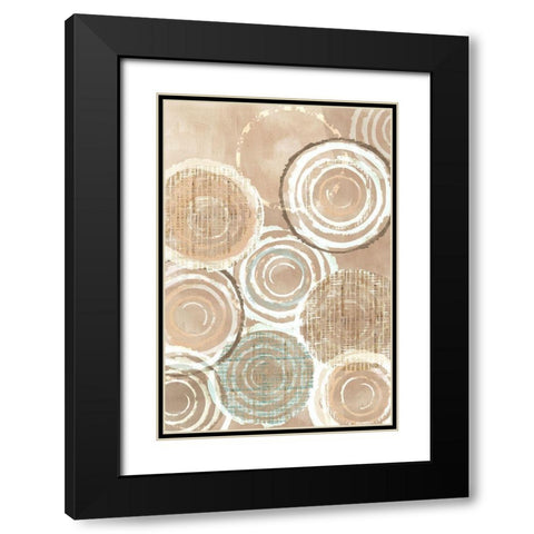 Woven Baskets II Black Modern Wood Framed Art Print with Double Matting by Kouta, Flora