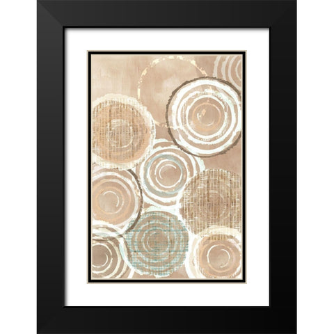 Woven Baskets II Black Modern Wood Framed Art Print with Double Matting by Kouta, Flora