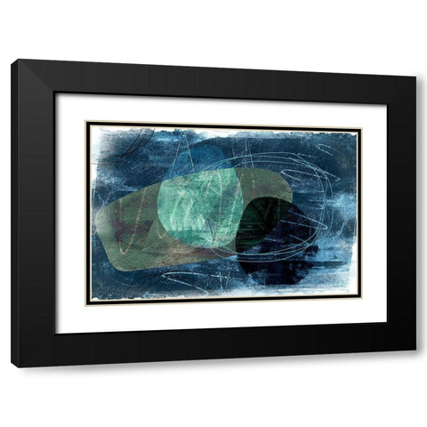 Oracle Black Modern Wood Framed Art Print with Double Matting by Naskrent, Delores