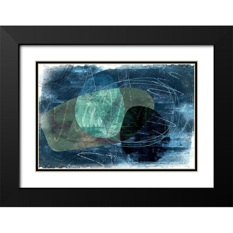 Oracle Black Modern Wood Framed Art Print with Double Matting by Naskrent, Delores