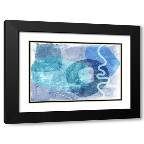 Portraya Black Modern Wood Framed Art Print with Double Matting by Naskrent, Delores