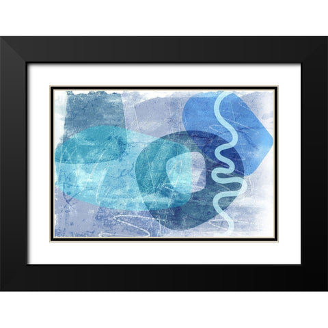 Portraya Black Modern Wood Framed Art Print with Double Matting by Naskrent, Delores