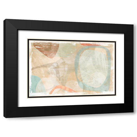 Similitude Black Modern Wood Framed Art Print with Double Matting by Naskrent, Delores