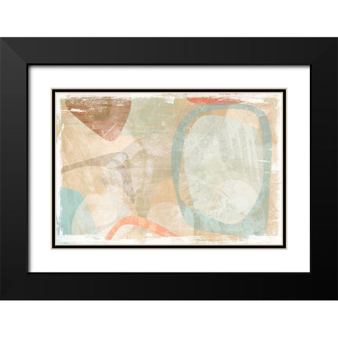 Similitude Black Modern Wood Framed Art Print with Double Matting by Naskrent, Delores