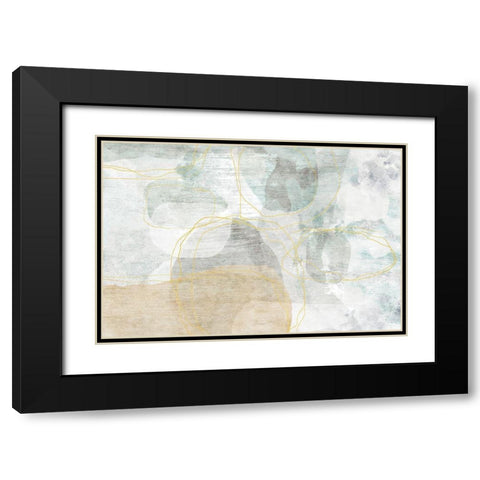 Shaded Outcrop Black Modern Wood Framed Art Print with Double Matting by Naskrent, Delores