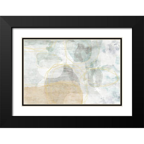 Shaded Outcrop Black Modern Wood Framed Art Print with Double Matting by Naskrent, Delores