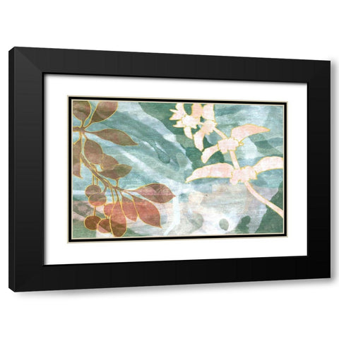 Slight Breeze Black Modern Wood Framed Art Print with Double Matting by Naskrent, Delores