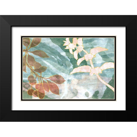 Slight Breeze Black Modern Wood Framed Art Print with Double Matting by Naskrent, Delores