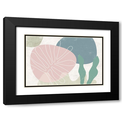 Fresh Growth Black Modern Wood Framed Art Print with Double Matting by Naskrent, Delores