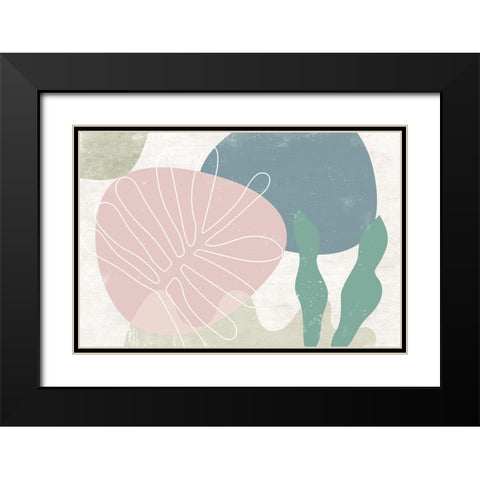 Fresh Growth Black Modern Wood Framed Art Print with Double Matting by Naskrent, Delores