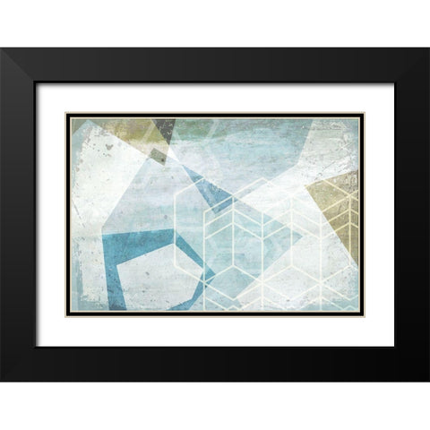 Coping Black Modern Wood Framed Art Print with Double Matting by Naskrent, Delores