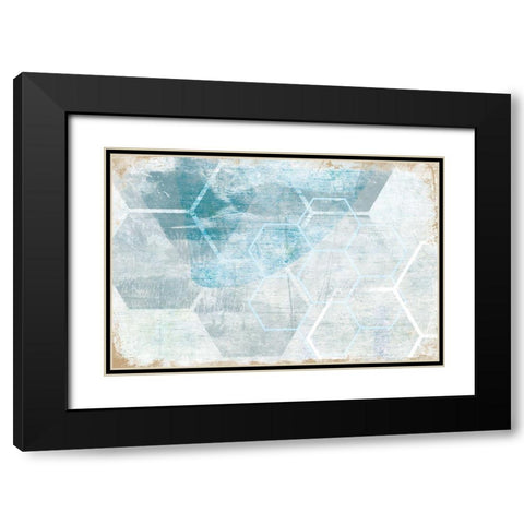 Intersection Black Modern Wood Framed Art Print with Double Matting by Naskrent, Delores