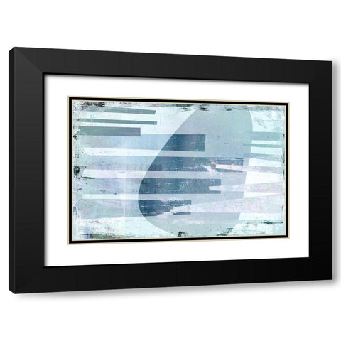 Joist Black Modern Wood Framed Art Print with Double Matting by Naskrent, Delores