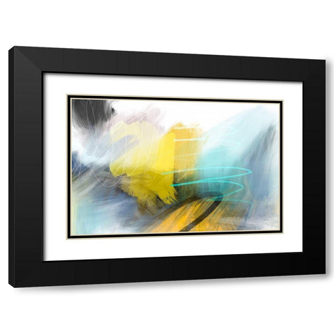 Deadly Tornado Black Modern Wood Framed Art Print with Double Matting by Naskrent, Delores