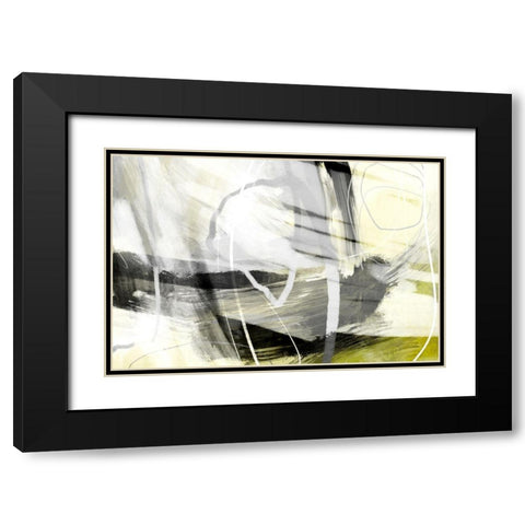 Shout it Out Black Modern Wood Framed Art Print with Double Matting by Naskrent, Delores