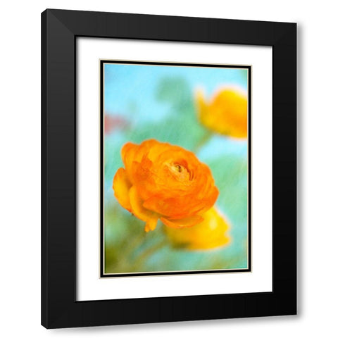 Bright Black Modern Wood Framed Art Print with Double Matting by Stalus, Judy