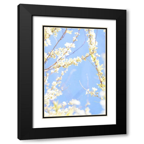 Blue Day Black Modern Wood Framed Art Print with Double Matting by Stalus, Judy
