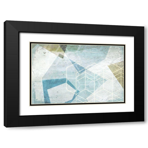 Coping Black Modern Wood Framed Art Print with Double Matting by Naskrent, Delores