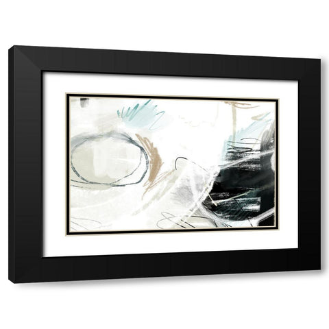 Alcazar Black Modern Wood Framed Art Print with Double Matting by Naskrent, Delores