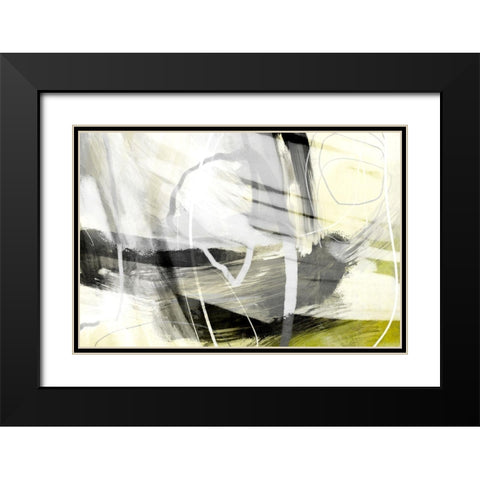 Shout it Out Black Modern Wood Framed Art Print with Double Matting by Naskrent, Delores