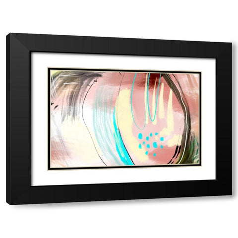 Articulate Black Modern Wood Framed Art Print with Double Matting by Naskrent, Delores